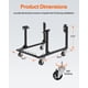 thumbnail image 5 of Soporte Rodante para Motor JY PERFORMANCE Chevy Small y Big Block, 5 of 7