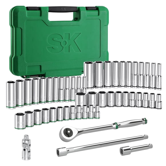 Juego de enchufes SK 1/4 Drive con trinquete 216-P de liberación rápida 50P