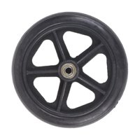 Ioensy - Accesorios De Repuesto Para Ruedas Delanteras De Silla De Ruedas Rodillos Negros De 6 Pulgadas