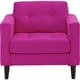 thumbnail image 1 of Sofa Retro 1C Felpa 00 Fucsia, 1 of 6