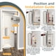 thumbnail image 4 of Imanes para puertas Jiayi de acero inoxidable, 90 lb, paquete de 2, 4 of 9