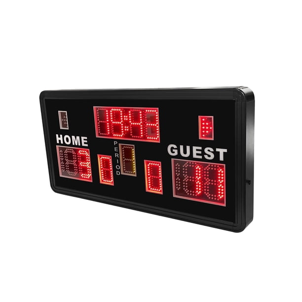 Marcador electrónico de baloncesto Reloj de puntuación Portador de puntuación portátil, Marcador electrónico para tenis de mesa Bádminton de béisbol