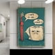 thumbnail image 1 of 1pc, I Hate My Jobs Funny Toothbrush And Toilet Paper Poster Print Unique Humorous Canvas Painting Wall Art Picture Bathroom Decor, 1 of 4