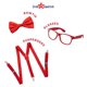 thumbnail image 2 of Set de pajarita y tirantes para accesorios de fiesta de Dress Up America, 2 of 7