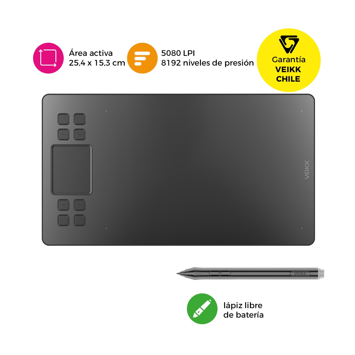 Veikk - Tableta Gráfica Digitalizadora A50