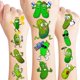 thumbnail image 1 of Tatuajes temporales frawharmone 96 uds con diseños de pepino, 1 of 9