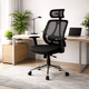 thumbnail image 5 of Silla Gerencial Ergonomica Negra Con Reposacabezas 3D, 5 of 8