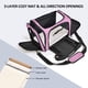 thumbnail image 2 of Transportín para mascotas Henkelion para gatos y perros de hasta 7 kg, color rosa, 2 of 8