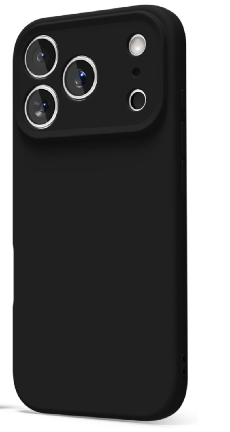 Mar Cases - Carcasa Funda Para Iphone 17 Pro Max Silicona Negro