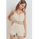 thumbnail image 4 of Top de Punto con Tirantes Abotonados y Encaje, 4 of 6