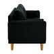 thumbnail image 3 of Sofa Sky 3c Felpa 04 Negro, 3 of 5