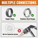 thumbnail image 5 of PEX Fittings SUNGATOR, codo de 1/2 pulgada y 90 grados, paquete de 25 unidades, 5 of 7