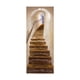 thumbnail image 1 of 2pcs, Door Stickers Self-adhesive Door Sticker Creative Retro 3D Staircase Bedroom Door Decoration Wallpaper 30.3*78.7 Inches, 1 of 4