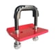 thumbnail image 4 of Abrazadera antirruido y tensor de enganche antirruido, resistente a la corrosión, con aisladores de goma. Accesorios para remolques y autocaravanas. E Rojo, 4 of 5