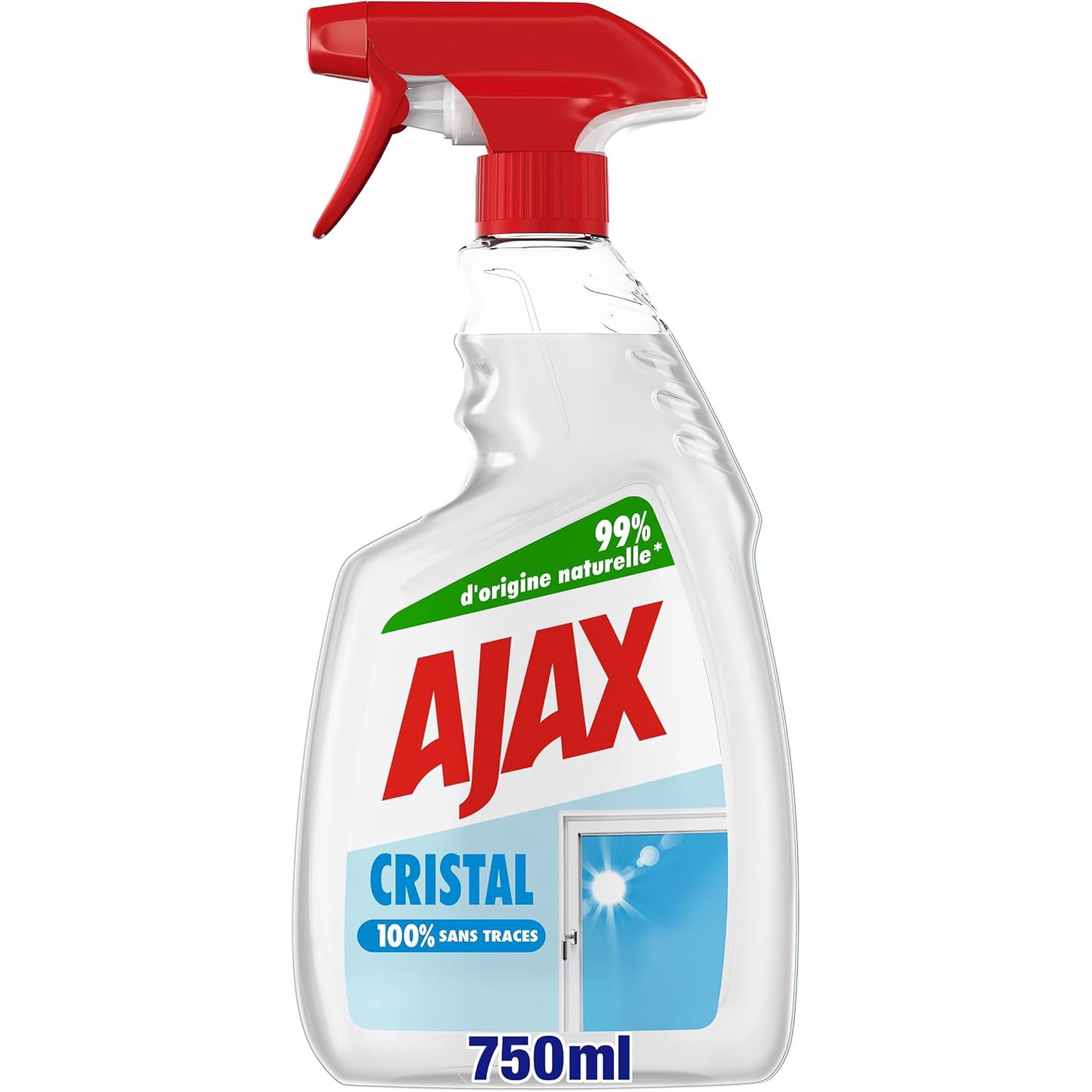 Limpiavidrios Desengrasante Y Anti-huellas Spray Ajax 750 Ml