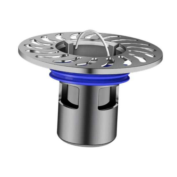 Desagüe de ducha, desagüe de piso, núcleo de instalación sencilla, prevención de reflujo de desagüe de piso, filtro de ducha para hotel, garaje, baño Gris