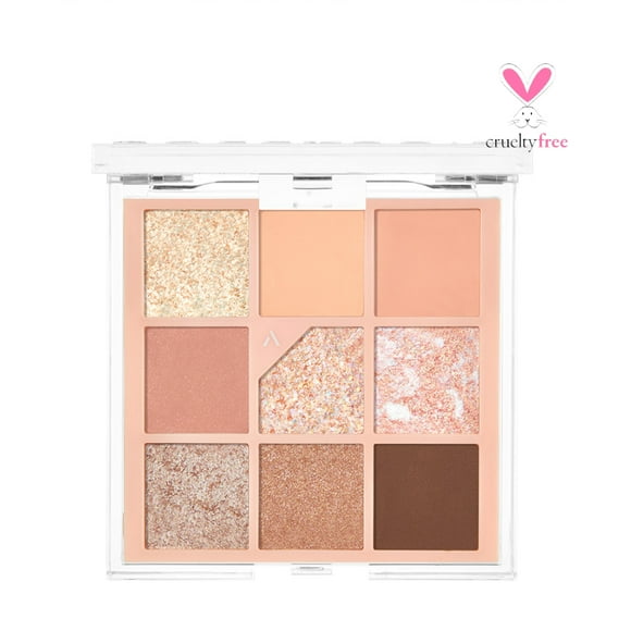 Paleta De Sombras Coreana, Glitterpedia Eye Palette N°3 All Of Coralpink