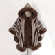 thumbnail image 1 of 25.60"X64.96" Imitation Rabbit Fur Shawl Scarf Collar Imitation Cashmere Cloak Winter Cold And Warm Shawl Wrap, 1 of 5