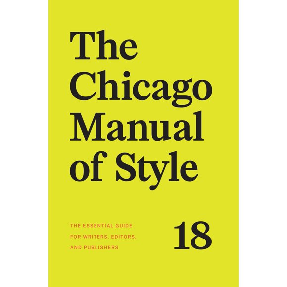 Libro University of Chicago Press 18ª Edición