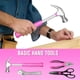 thumbnail image 3 of Juego De Herramientas 206 Piezas Rosa Para Mujer Bricolaje, 3 of 9