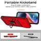 thumbnail image 5 of Funda Resistente Anillo Soporte iPhone 15 Pro Privacidad Cámara Montaje Magnético Rojo, 5 of 6