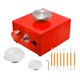 thumbnail image 3 of Mini Máquina De Rueda De Cerámica, Artesanía Eléctrica En Arcilla, Para Arcilla Que Forma Rojo, 3 of 5
