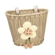 thumbnail image 2 of Cesta Para Bicicleta Infantil, Impermeable, Para Niños Y Niñas, Con Decoración Para Manillar, Color Beige, 2 of 5
