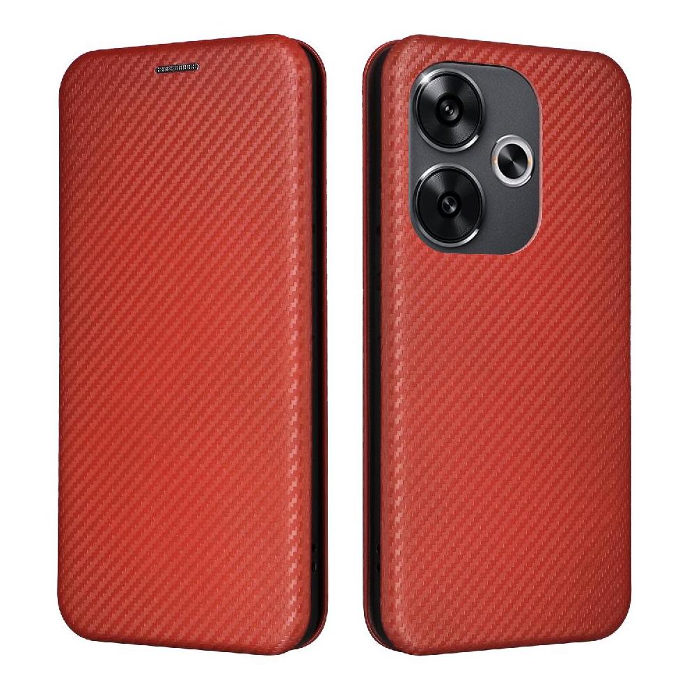 Funda Flip Para Foxdock Xiaomi Poco F6 - Funda Magnética De Negocios, Funda Protectora Delgada