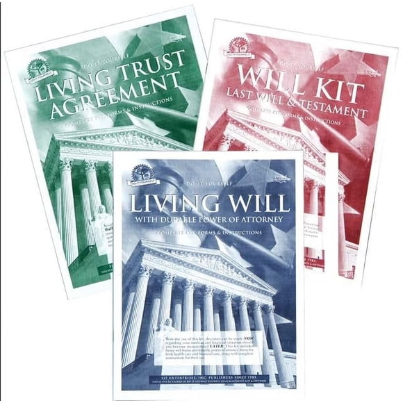 Will Kit WalterDrake DIY Last Will & Testament, Living Will