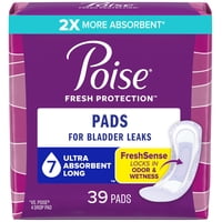 Almohadillas Para Incontinencia Poise 7 Drop Ultra Absorbency X39