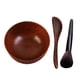 thumbnail image 1 of Juego De 3 Cuencos De Madera Para Mascarilla Facial, Aplicador De Herramientas, Compacto Y Ligero, 1 of 3