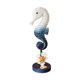 thumbnail image 5 of Figura De Caballito De Mar, Escultura Minimalista, Estatua De Caballito De Mar Para Mesa, Hotel, Cafetería, Azul Oscuro, 5 of 5
