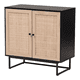thumbnail image 1 of Mueble Buffet Aparador Ratan Negro Alvik, 1 of 8