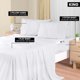 thumbnail image 2 of Juego de sábanas Utopia Bedding King Size de microfibra, 4 piezas, color blanco, 2 of 8