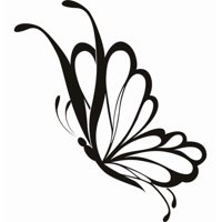 Rienda Libre Graphics - Decomural Butterfly Butterflies Ws-16260