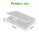 thumbnail image 4 of Caja de almacenamiento transparente rectangular con tapa, caja de polipropileno, caja de embalaje de plástico transparente de 150 mm de largo., 4 of 5