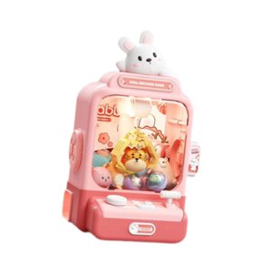 Magideal - Máquina De Para Niños, Peluche De Agarre, Juguete Dispensador De , Juguete Expendedor De Dulces , Rosa