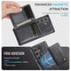 thumbnail image 5 of AutSpace Funda para Samsung Galaxy S24 Ultra 5G, Bloqueo RFID, Cuero PU, Compatible con MagSafe, Billetera Desmontable 2 en 1 con Tarjetero, Soporte, Cubierta Protectora Magnética, Negro, 5 of 9