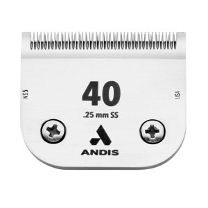 Andis - Cuchilla Para Cortapelos Para Mascotas Y Bordes Cerámicos De Acero Con Infusión De Carbono