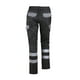 thumbnail image 4 of Pantalón Cargo Reflectante Bicolor Hombre Gabardina Trabajo Negro / Gris, 4 of 8