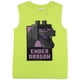 thumbnail image 4 of Conjunto de ropa Minecraft para niños, camiseta sin mangas, pantalones cortos de 3 a 6 años, 4 of 8