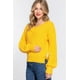 thumbnail image 1 of Saronite Suéter Casual Clásico Básico, de Manga Larga y Cuello en V Doble, Amarillo (para Mujer), 1 of 4