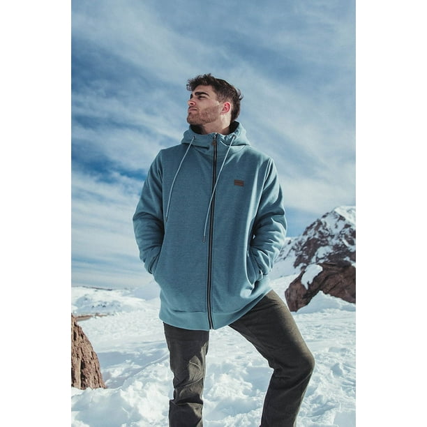 Polerón con Sherpa Ride Season V2 Azul Hombre Falcone