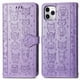 thumbnail image 2 of Funda Cartera FOXDOCK para iPhone 11 ProMax , Flip PU con Relieve de Gatos y Perros, Tarjetero y Soporte, 2 of 6