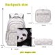 thumbnail image 2 of Mochila EKUIZAI con estampado de margaritas para niñas con lonchera, juego de 3 piezas, 2 of 7