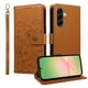 thumbnail image 2 of Funda Cartera para Samsung Galaxy A57 Perro Cachorro Grabado con Tarjetas Soporte Correa Marrón, 2 of 6