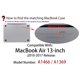 thumbnail image 2 of Funda UESWILL para MacBook Air 13" Blanco/Dorado, 2 of 8