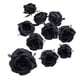 thumbnail image 2 of 10 Uds Cabezas De Flores De Seda Artificiales Arreglos Florales Para Fiesta Artesanal Negro, 2 of 3