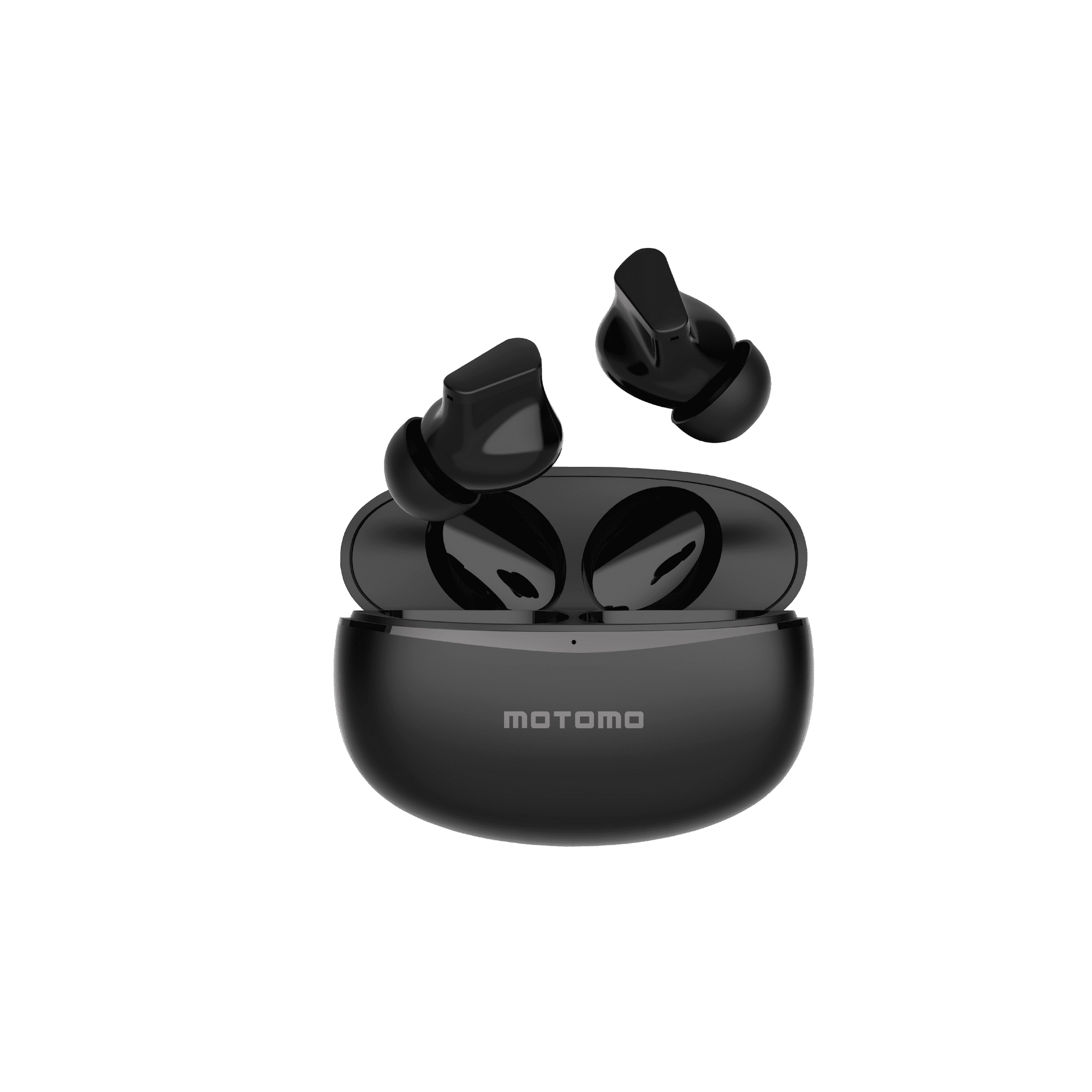 Motomo - Audífonos Inalámbricos Microbuds, True Wireless, In-ear, Bluetooth, Color Negro