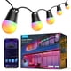 thumbnail image 1 of Cadena de luces para exteriores Govee Smart RGBIC de 144 pies con 47 modos, 1 of 9